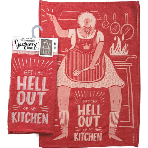 Get Out Of My Kitchen Kitchen Towel