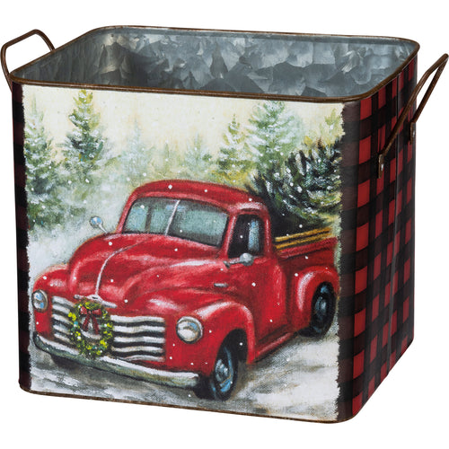 Christmas Farm Bin