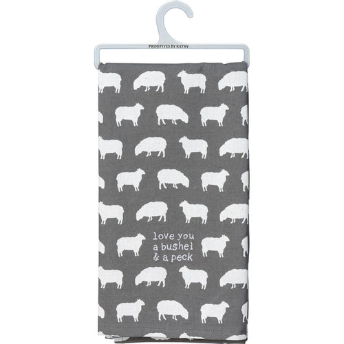 Love You A Bushel & A Peck Kitchen Towel