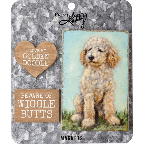 Goldendoodle Magnet Set