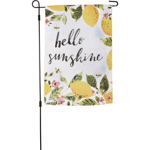 Hello Sunshine Garden Flag