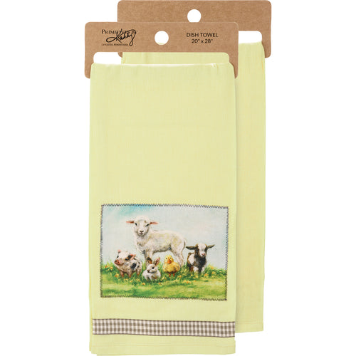 Young Farm Friends Kitchen Towel