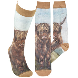 Highland Cows Socks