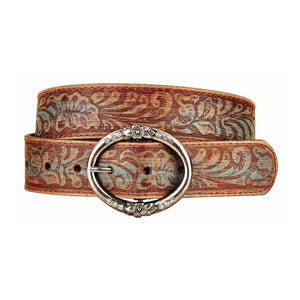 Jolene Tooled Leather Belt