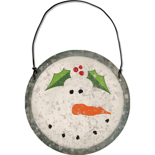 Snowman Head Ornament