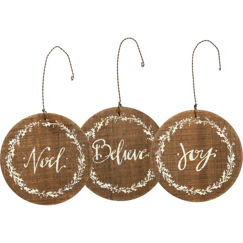 Barn Ornament Set