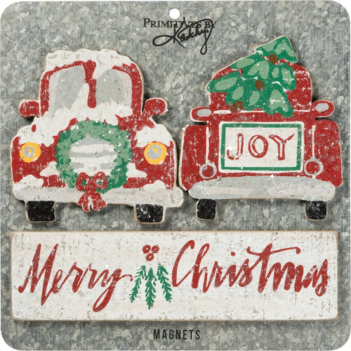 Merry Christmas Magnet Set