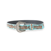 Jenson Hill Kid's Belt In Turquoise
