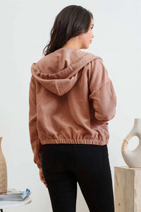 CORDUROY ZIP UP JACKET