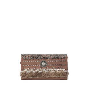 Trinity Ranch Hair-On Cowhide Collection Wallet