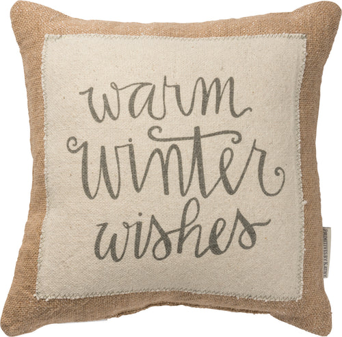 Warm Winter Wishes Pillow