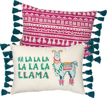 Fa La La La La La La Llama Pillow