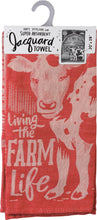 Living The Farm Life Dish Towel