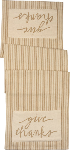 Give Thanks Table Runner