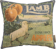 Lamb Apples Pillow