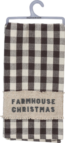 Farmhouse Christmas Dish Towel