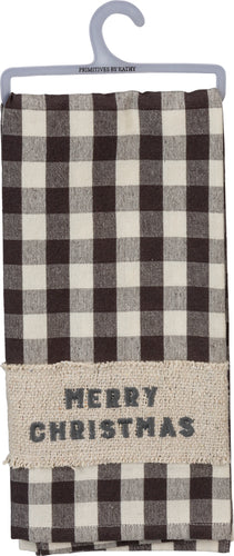 Merry Christmas Dish Towel