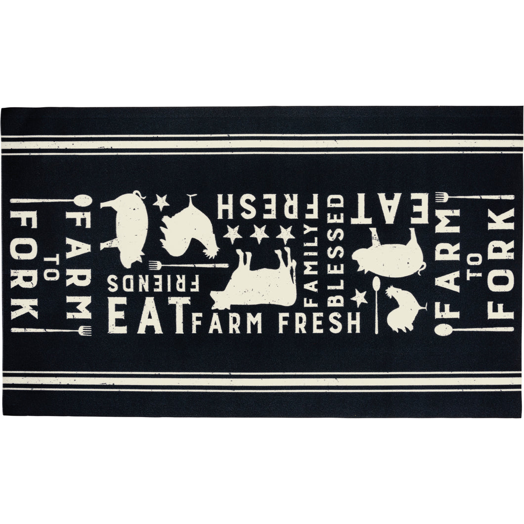 Eat Fresh Farm To Fork Rug