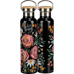 Live Happy Insulated Bottle