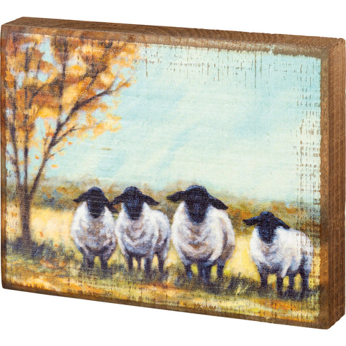 Sheep Block Sign