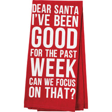 Santa I've Been Good Towel & Cutter Set