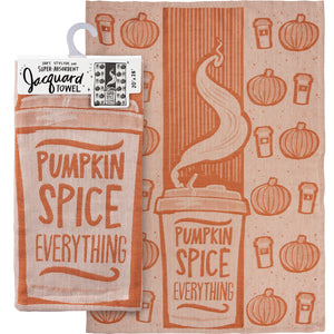 Pumpkin Spice Everything Kitchen Towel