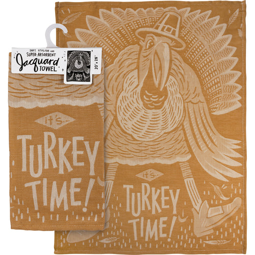It's Turkey Time Kitchen Towel