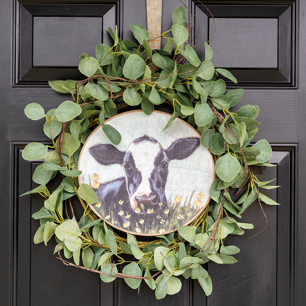 Cow Wreath Christmas