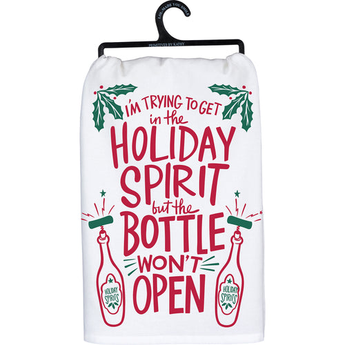 But The Bottle Won't Open Kitchen Towel