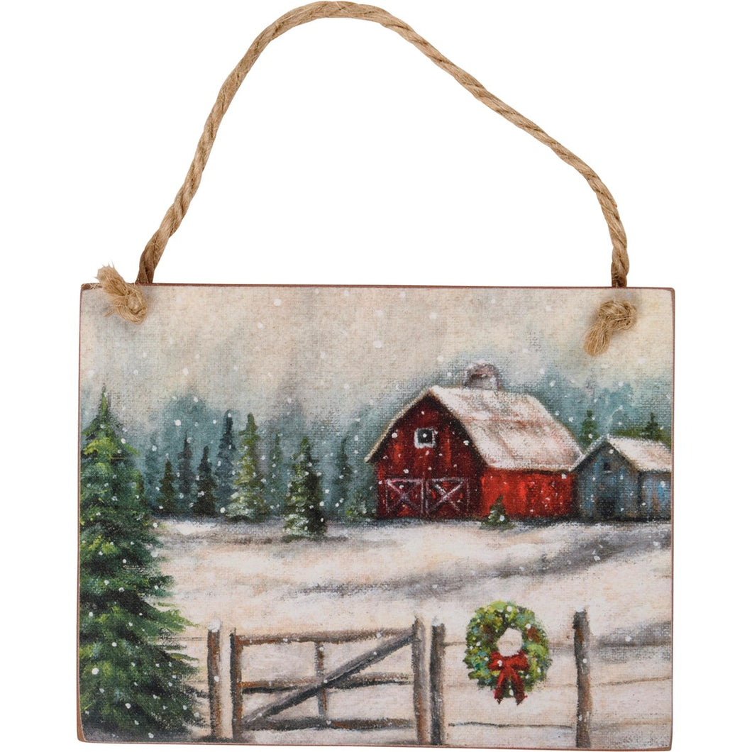 Farm Scene Ornament