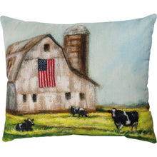 Farm and Flag Pillow
