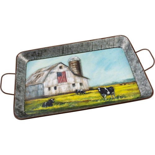 Farm and Flag Tray