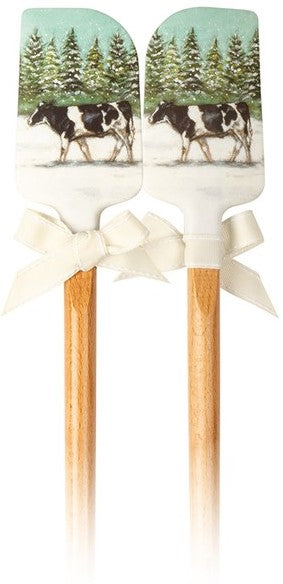Cow in the Snow Spatula