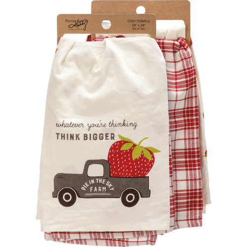 Whatever Think Bigger Kitchen Towel Set