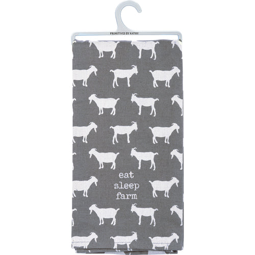 Eat Sleep Farm Kitchen Towel