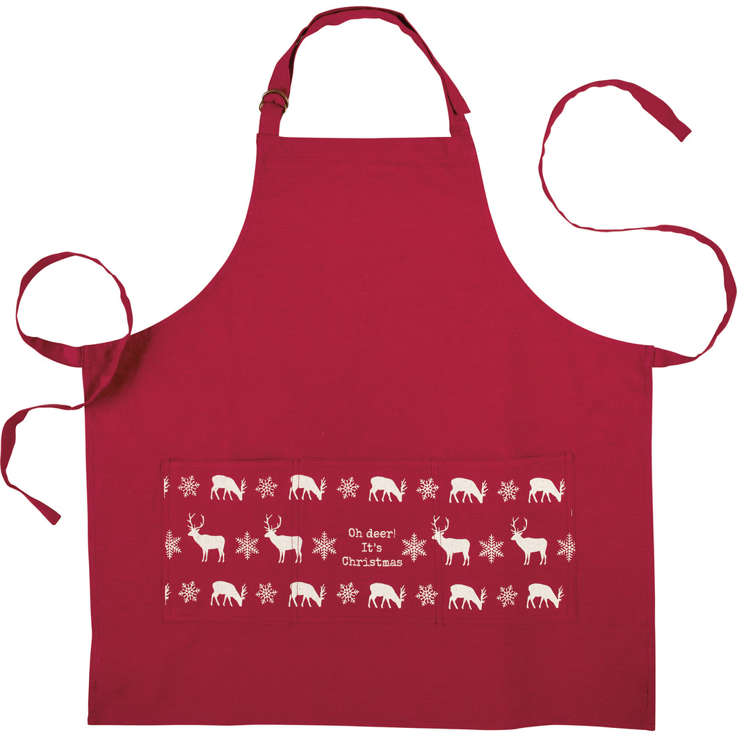 Oh Deer! It's Christmas Apron