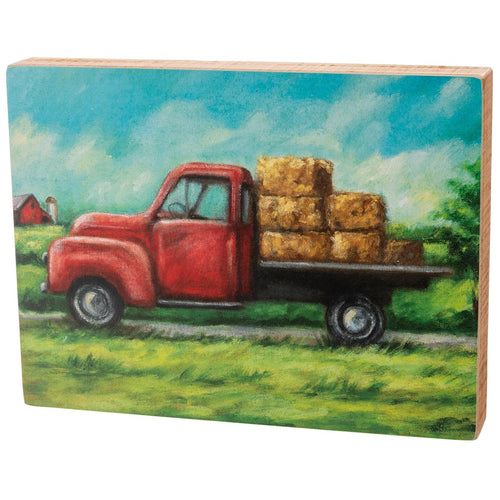 Hay Truck Box Sign