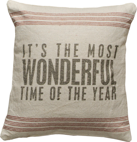 Most Wonderful Time of Year Pillow