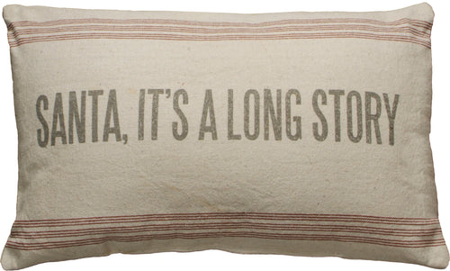 Long Story Pillow