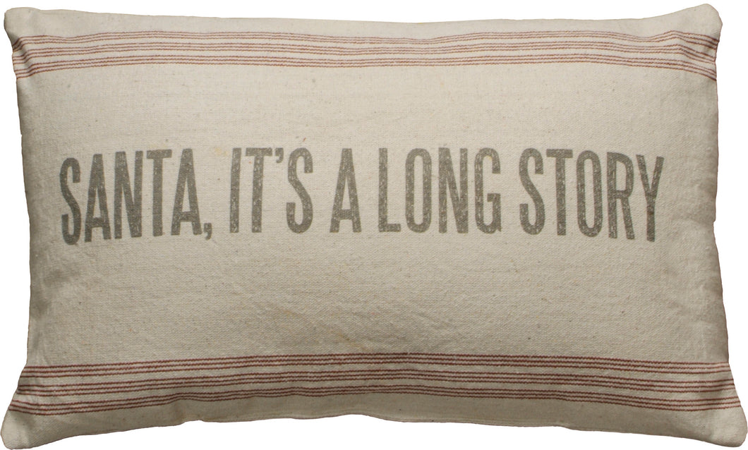 Long Story Pillow