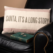 Long Story Pillow
