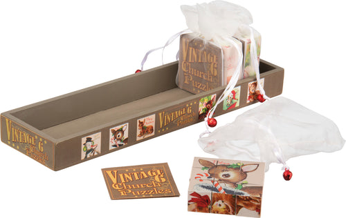 Christmas Deer Church Puzzle