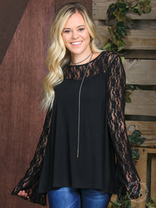 The Holiday Blouse, Black