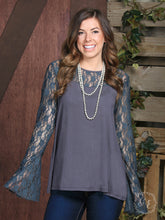The Holiday Blouse, Grey