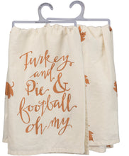 Turkey and Pie & Football Oh My Kitchen Towel