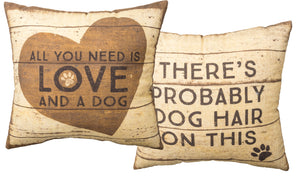 All You Need Is Love And A Dog Pillow