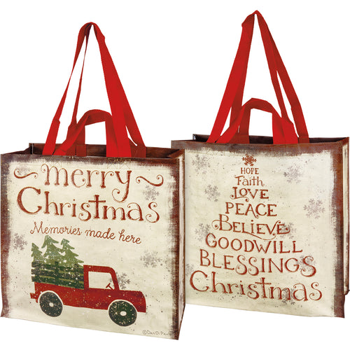 Merry Christmas Market Tote