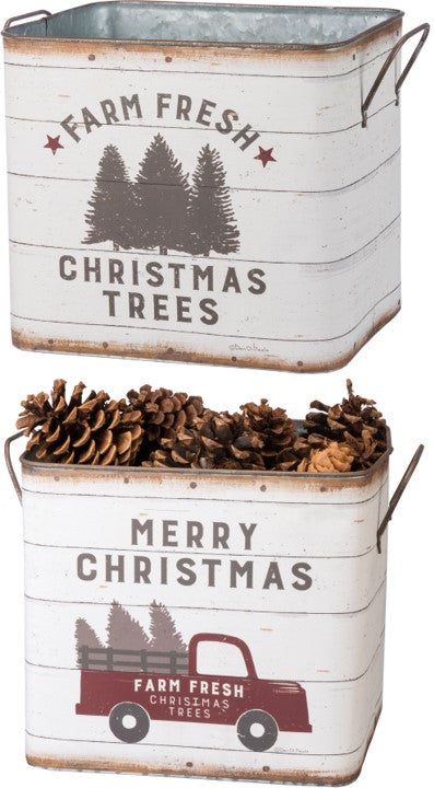 Farm Fresh Christmas Trees Bin