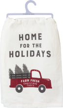 Home For The Holidays Dish Towel