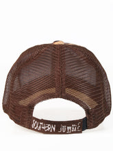 Free Range Patch on Leopard Hat with Brown Mesh